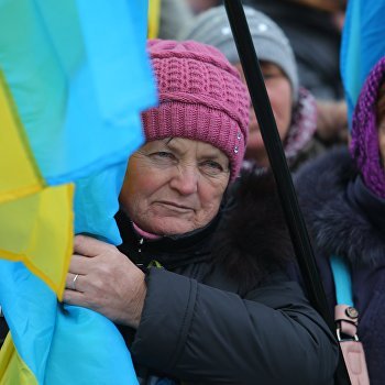 Украина отметила День флага под гимн бандеровцев - «В мире»