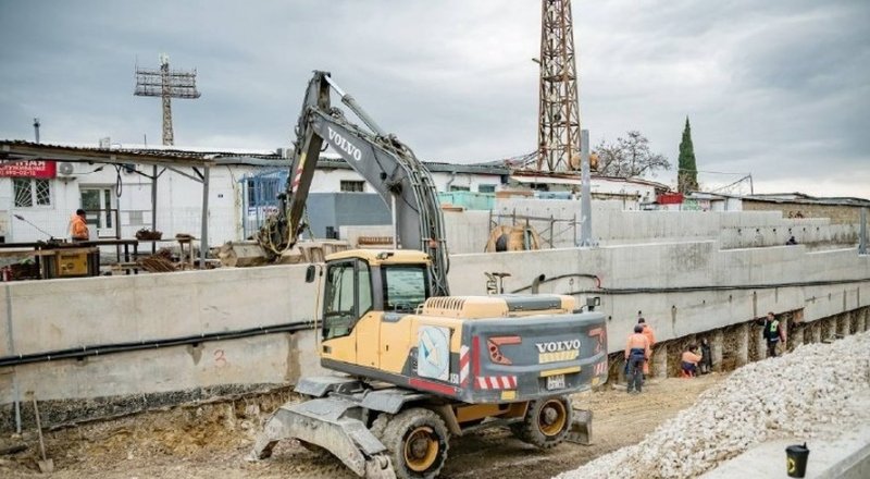 Реконструкция подпорных стен в Севастополе на улице Адмирала Октябрьского достигла 70% готовности - «Новости Крыма»