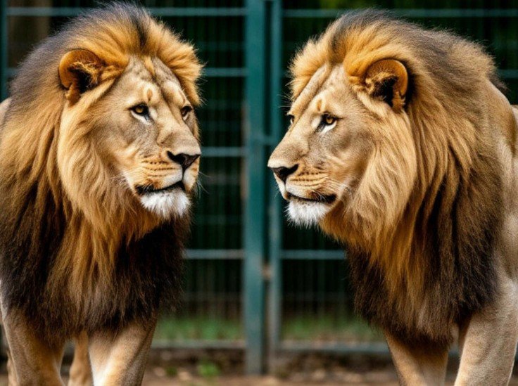 Львы чуть не разорвали мужчину, открывшего клетки - «СМИ»